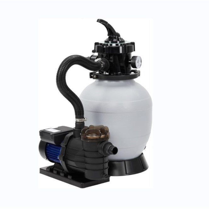 12" Sand Filter Pump, 2641GPH 1/2HP Pool Sand Filter for Above Ground and Inground Pool Up to 7500 Gallons,with 6-Way Multi-Port Valve & Strainer Basket Easy Installation