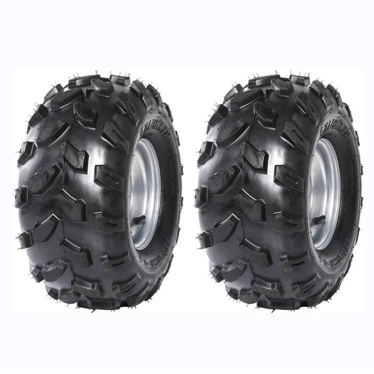 19X7-8 ATV Tires, 4PR All Terrain 19X7-8 TL QD109 ATV UTV Trail Sand Mud Off-Road Tires (Pack of 2, Tubeless)
