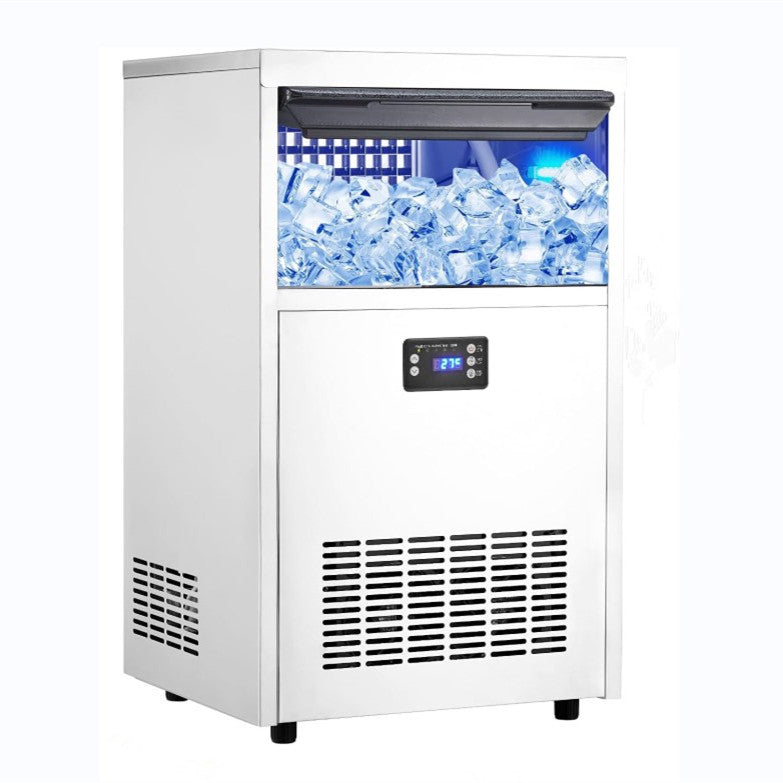 GARVEE 120Lbs/24H, Commercial Ice Maker Machine, 45Lbs Storage Bin, 0.9Inch Thick Ice Cube Ice Machine sef-Cleaning for Home, Bar, Hotel, Restaurant