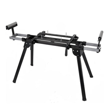 Garvee 440Lbs Portable Miter Saw Stand, Folding Universal Saw Stand, 76-4/5'' Adjustable Stainless Steel Table, Compatible with Most Table Saws