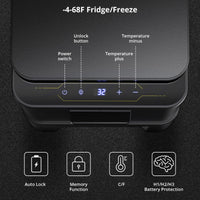 12V Refrigerator 42QT/40L RV Car Refrigerator Portable Freezer