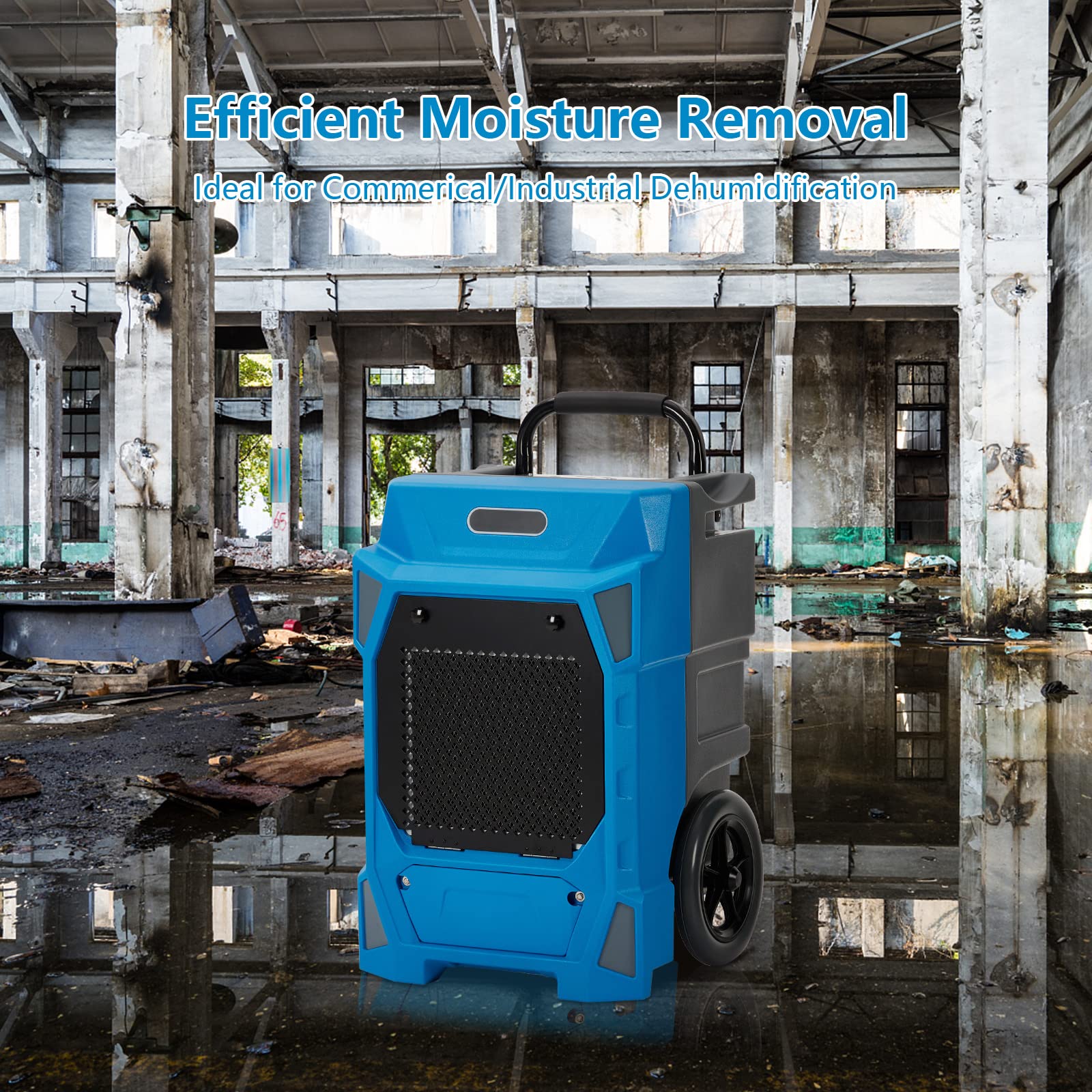 230 Pints Large Dehumidifier with Pump for Commercial Use