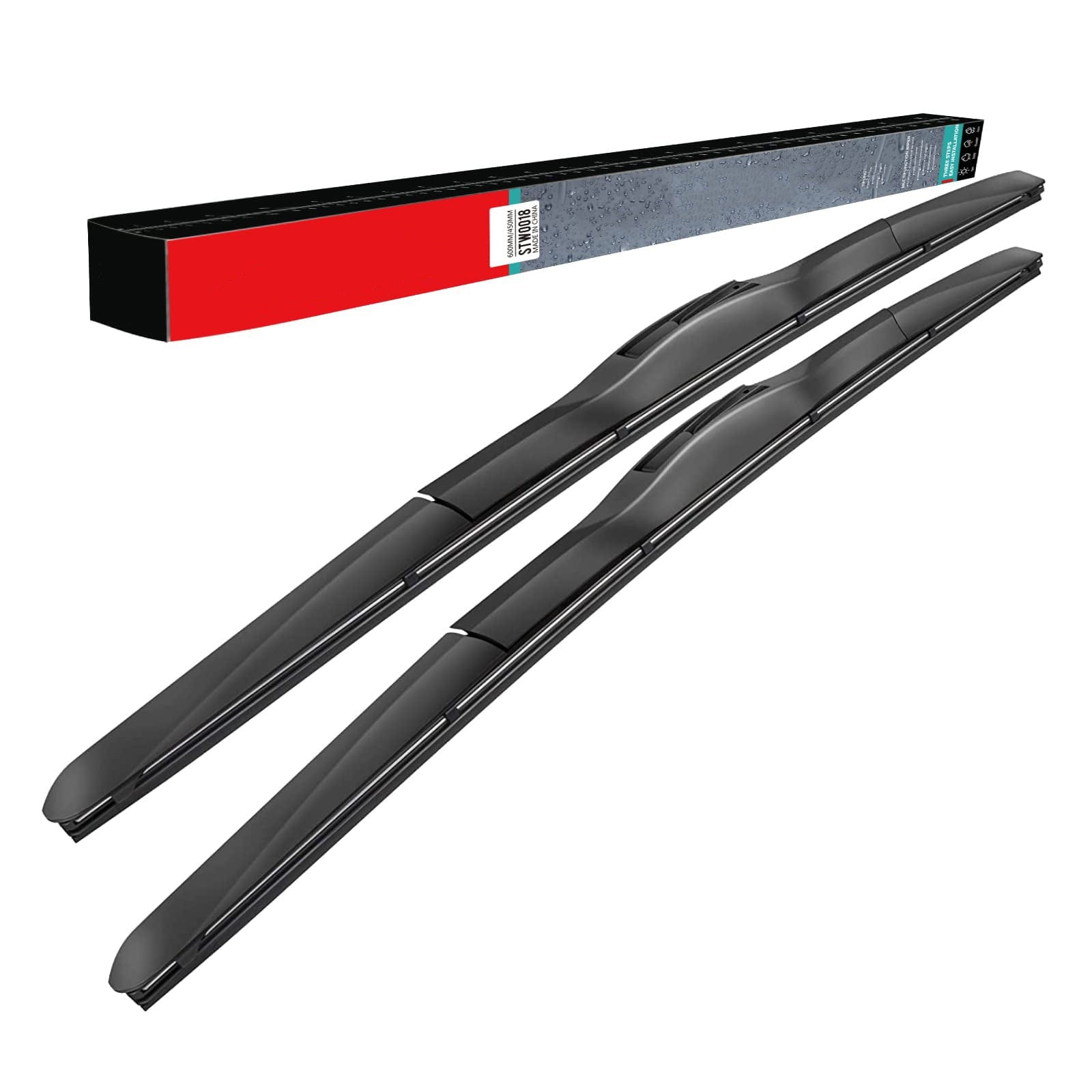 GARVEE 24 Inch+18 Inch Windshield Wiper Blades With Premium Rubber Durable Stable & Quiet