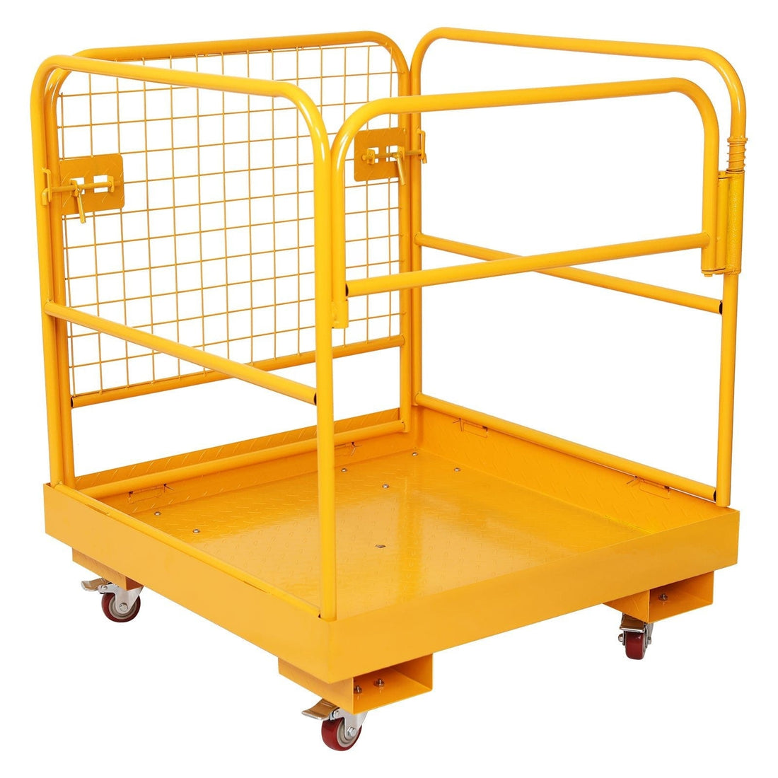 1150LBS Forklift Cage: Heavy Duty, Collapsible, With Wheels - GARVEE
