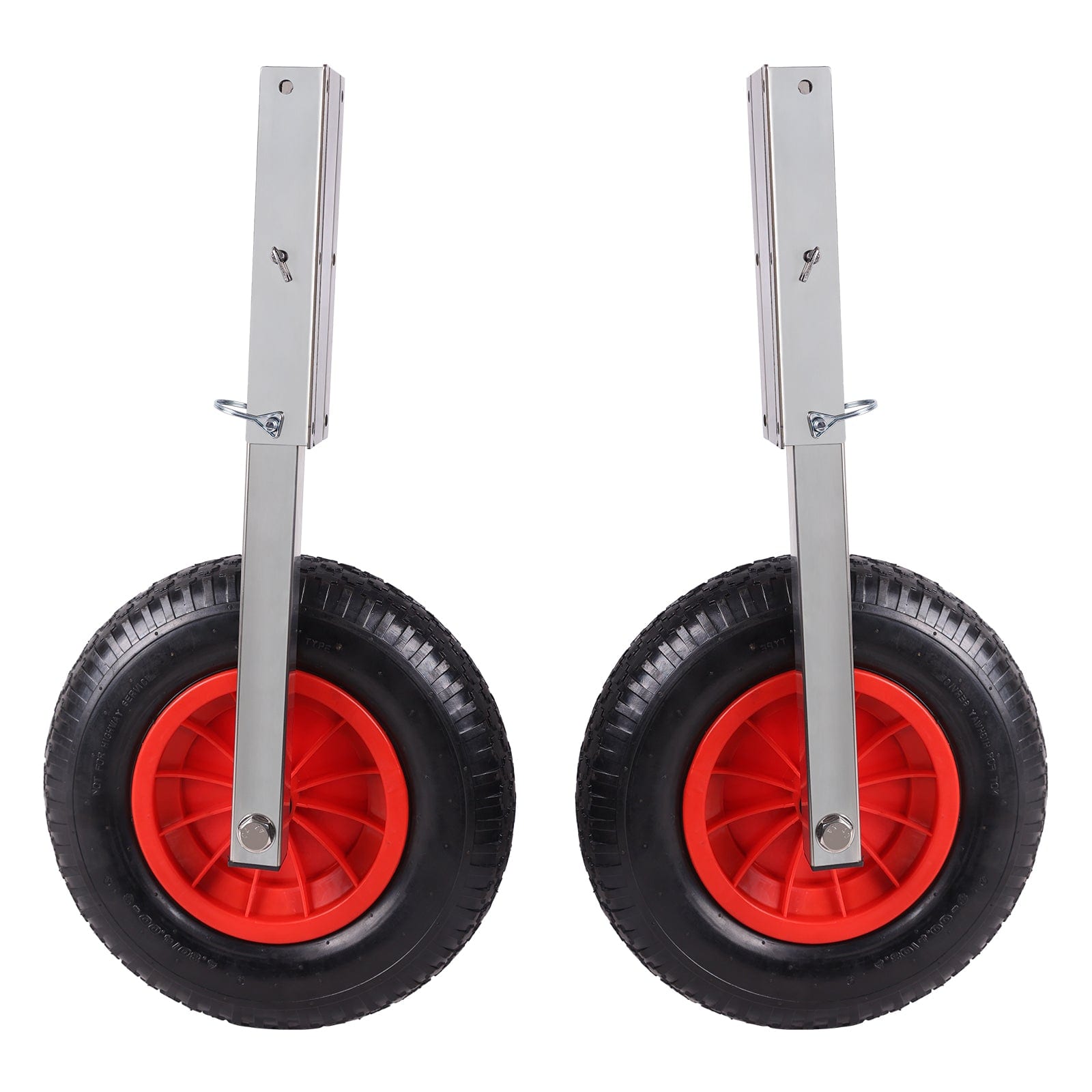 600LBS 15 Inch Boat Launching Wheels Set, Easy Smooth Launch