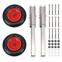 600LBS 15 Inch Boat Launching Wheels Set, Easy Smooth Launch