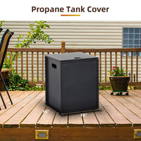 20Lbs Propane Metal Tank Cover Table for Gas Fire Pits