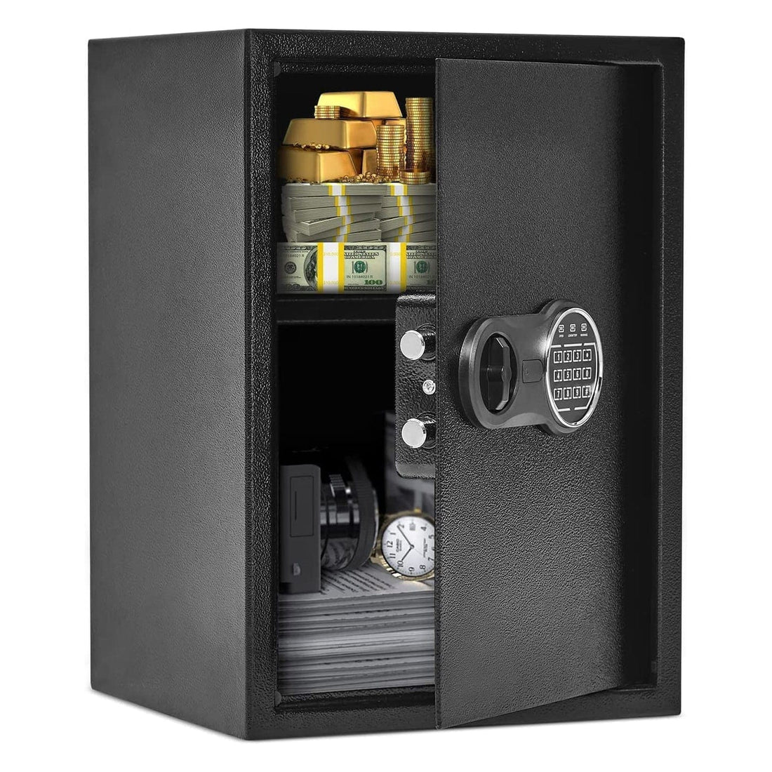 Security Safe With Digital Keypad Lock 19.6 x 13.7 x 12.2 Inches Steel Safe