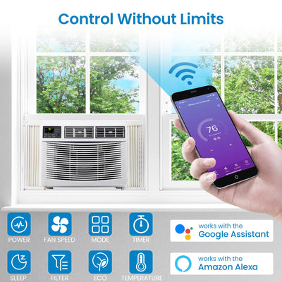 GARVEE Air Conditioner 10000 BTU Turbo Fast Cooling AC Unit Remote App Control