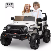 Garvee Ride - P Series: 24V Ride On Car 2 Seater For Kids Age 3+ , XL Electric Vehicles for Big Kids with 20" Wide Seat, 3 Speed, 2x200W Powerful Motor, Suspension, Bluetooth, Music,Power Wheels with Parent Control for Kids to Drive - White