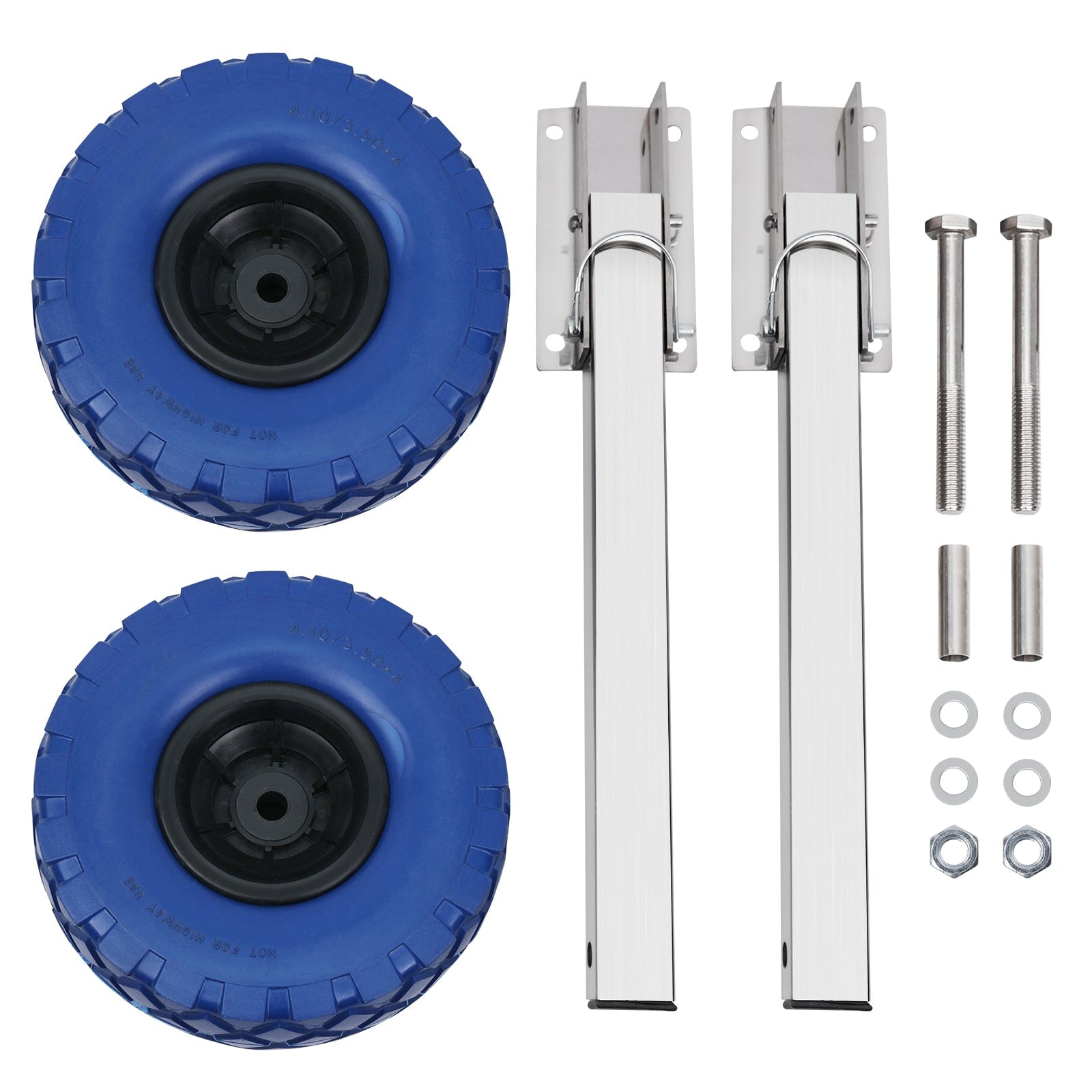 10 Inch 300LBS Stainless Steel Boat Launching Wheel Set
