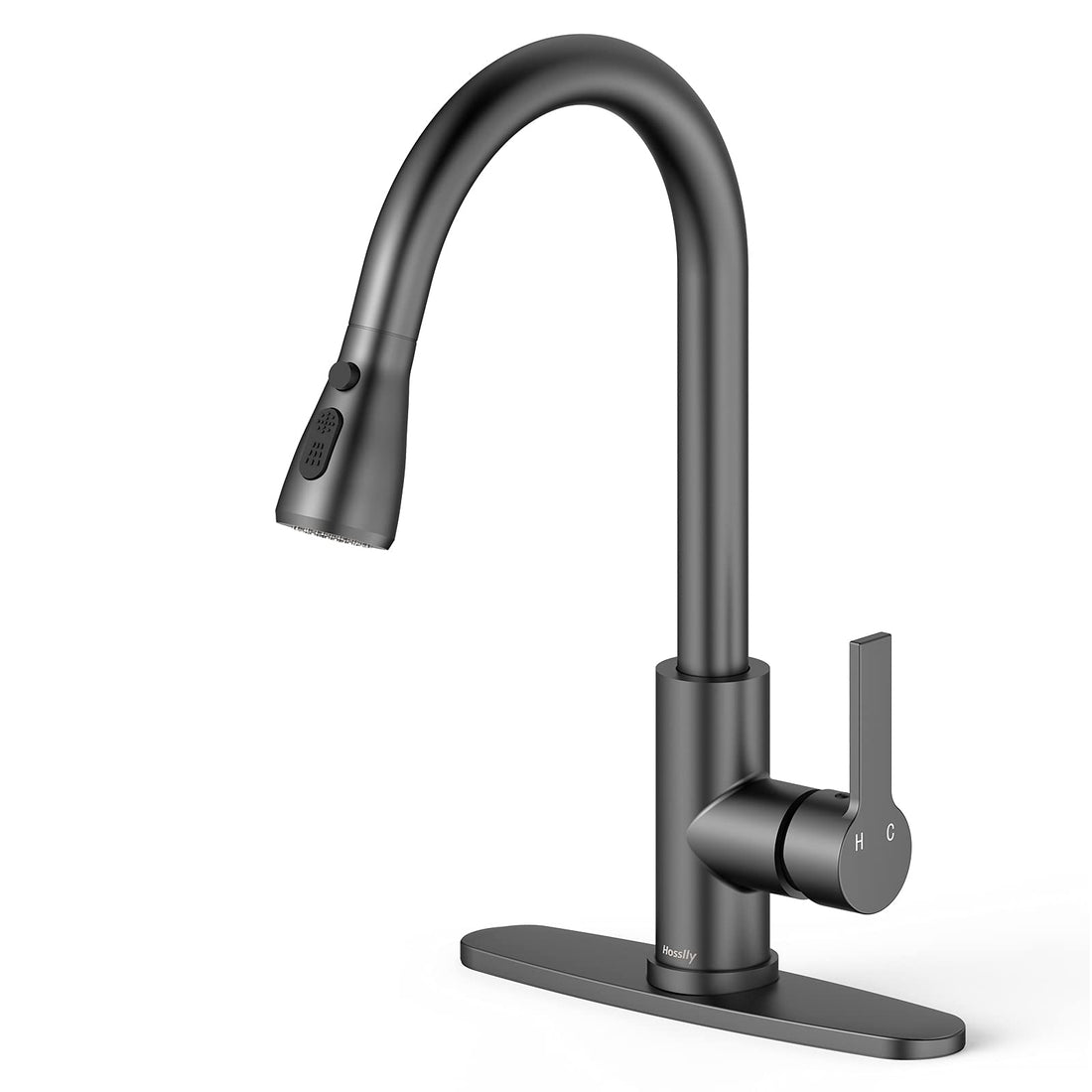 Modern Kitchen Faucet with Pull-Down Sprayer, Perfect for Home