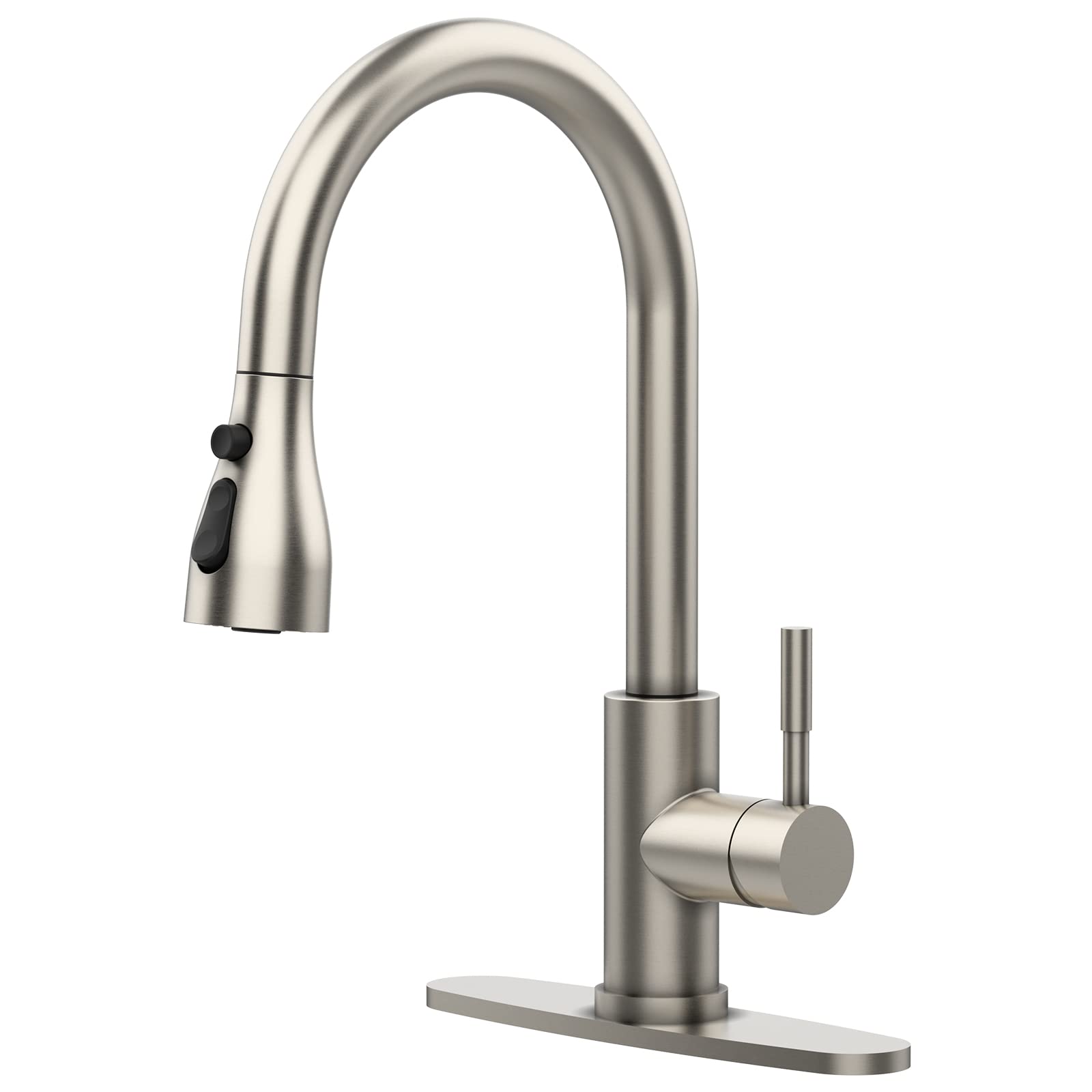 GARVEE Kitchen Faucet with Pull Down Sprayer for Kitchen Sink High Arc Kitchen Sink Faucet