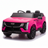 Garvee Ride - P Series: 24V Licensed Ride On Truck with Remote Control - 2 Seater Electric Car for Kids w/ Parental Remote, LED Lights & Music Player | Battery Powered Ride-On Toy Truck for Boys & Girls - Pink