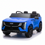 Garvee Ride - P Series: 24V Licensed Ride On Truck with Remote Control - 2 Seater Electric Car for Kids w/ Parental Remote, LED Lights & Music Player | Battery Powered Ride-On Toy Truck for Boys & Girls - Blue