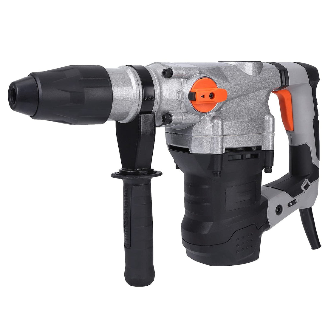 1-9/16" SDS-Max Heavy Duty Rotary Hammer Drill, Vibration Control, Safety Clutch, 13 Amp, 3 Modes