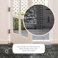 Garvee Machine Washable Area Rugs Lightweight Throw Soft Carpet Boho Botanical Floral Ultra-Thin Indoor Rug