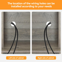 Garvee 70'' Wine Coffee Bar Cabinet with Storage Hutch, Tall Kitchen Pantry Liquor Cabinet with Sliding Barn Doors, Bottle Glasses Rack, Farmhouse Buffet for Home Dining Room, Grey