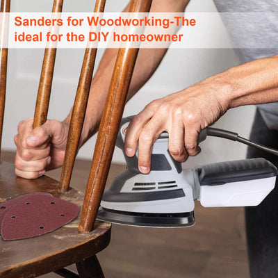 GARVEE 60 Grit Sanding Pads for Mouse Sanders