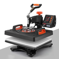 Garvee 6 in 1 Heat Press Machine 12x15 inch 360° Swing Multifunction Sublimation Heat Press for T Shirts Mugs Hat Plate Cap