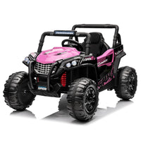 Garvee Ride - P Series: 12V Toy Electric Truck Utv with Large Wide Seat and Remote Control, Led Lights, Wireless Connection, Music, 2 Spring Suspension for 3-8 Boys & Girls