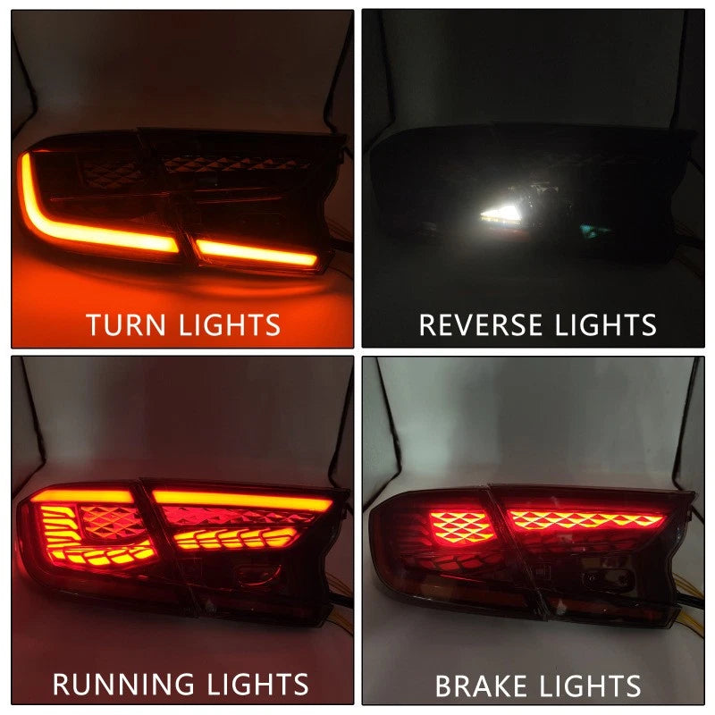 Garvee LED Tail Lights For 2018-2022 Honda Accord 10th Gen Sedan w/ Starting Animated
