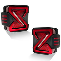 Garvee LED Tail Lights For 07-2018 Jeep Wrangler JK JKU Sport/Sahara/Rubicon Turn Signa