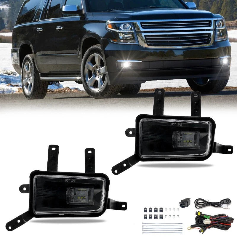 Garvee LED Fog Lights Lamps for Chevy Tahoe 2015-2020, 3500HD, 1 Pair