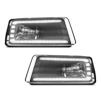 Garvee LED Fog Lights+DRL For 2007-2014 Chevy Silverado Suburban Avalanche Tahoe Lamps