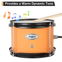 Garvee Drum Set for Beginners, 3-Piece Drum Set, Kids Drum Set with Bass Drum, 8" Suspended Cymbal, Stool, Drumsticks, Pedal