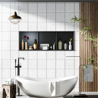 Garvee Stainless Steel Shower Niches Ready for Tile, 12" x 36" Modern Soap Niche, 3-Tier Organizer, No Tile Needed Recessed Wall Niche for Bathroom Storage, Black