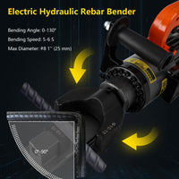 1500W Electric Hydraulic Rebar Bender 1 Inch  25mm Rebar Bender