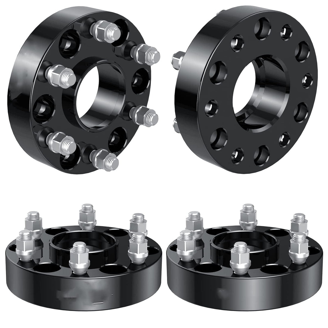 2 Inch 5x5" Hubcentric Spacers,1/2-20 Studs, for Jeep 99-17