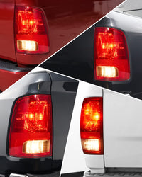 09-18 Dodge Ram 1500/2500/3500 Ruby Red Tail Light, Passenger - GARVEE