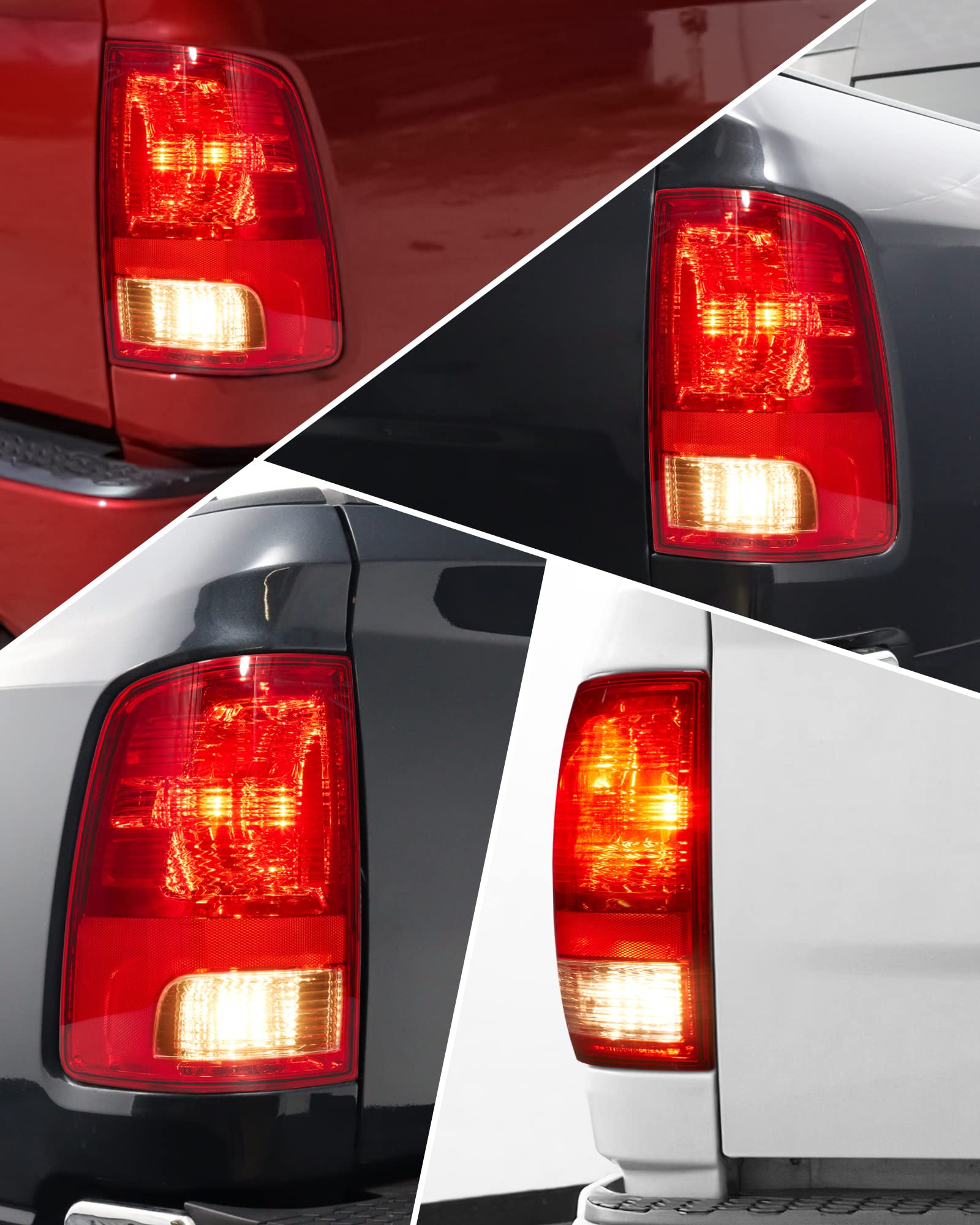 09-18 Dodge Ram 1500/2500/3500 Ruby Red Driver Tail Light - GARVEE