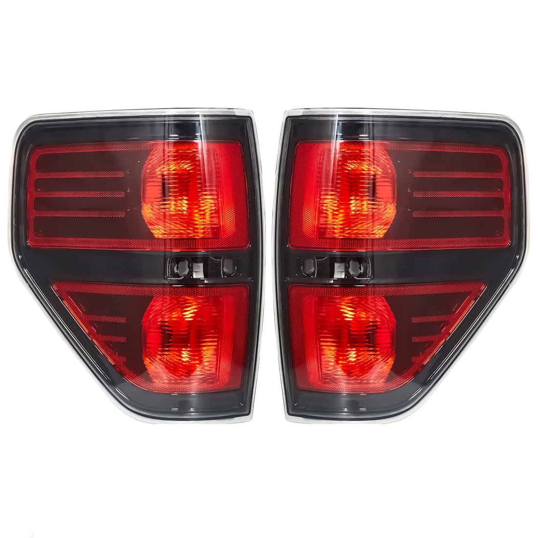 09-14 Ford F-150 Tail Lights, Driver & Passenger Side Assembly