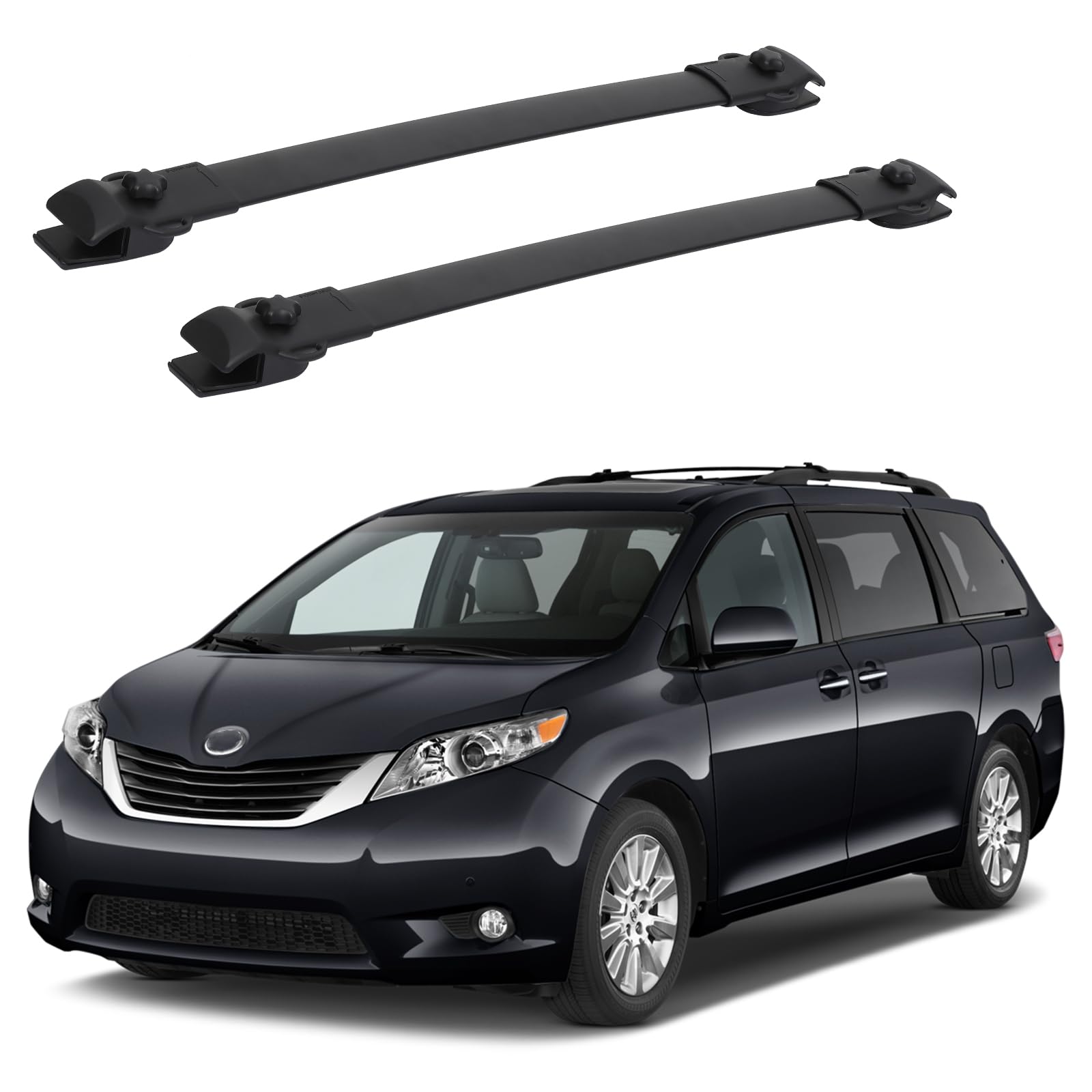 Roof Rack Cross Bar Fit for 2011-2020 Toyota Sienna,Alloy Steel