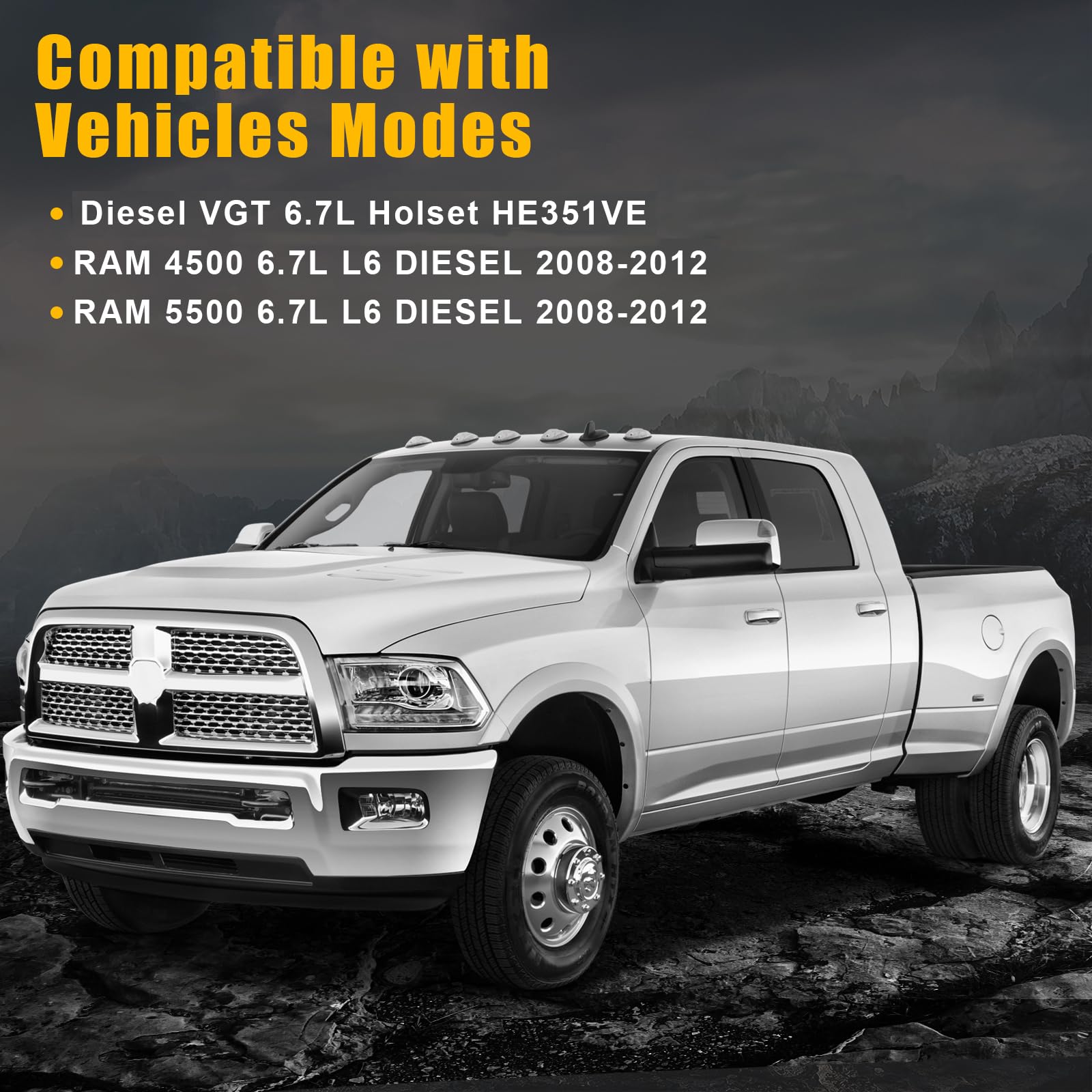 2007-2012 Ram 2500-5500 Diesel Turbocharger - Holset HE351VE