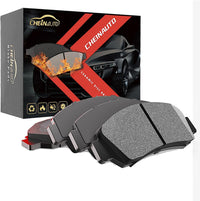 Rear Brake Pads,4PCS STP1020 Ceramic Rear Disc Brake Pads Replacement