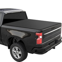 GARVEE Roll-Up Soft Truck Bed 6.6ft Tonneau Cover Compatible for 2019-2023 Chevrolet Silverado 1500 Black