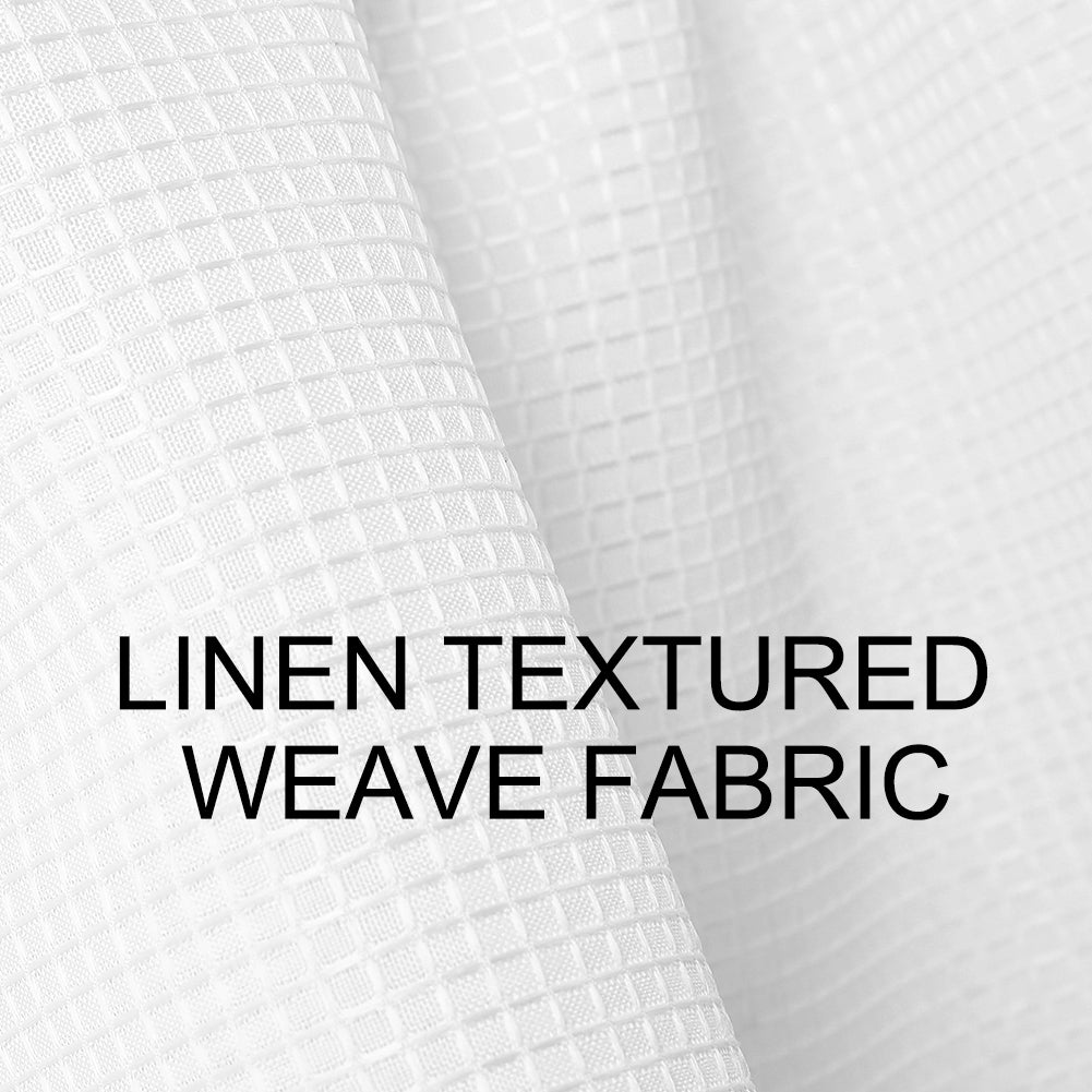 Garvee White Curtain Valances,Draperies Curtains for Cafe,Bathroom & Kitchen or Kids Bedroom Rod Pocket Short Window Curtains (1 Panels, 15 Inch Wide by 60 Inch Long)