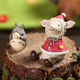 Garvee Looking up at The Starry Sky Mini Animal Ornaments Aquarium Decorative Ornaments Resin - Lamb