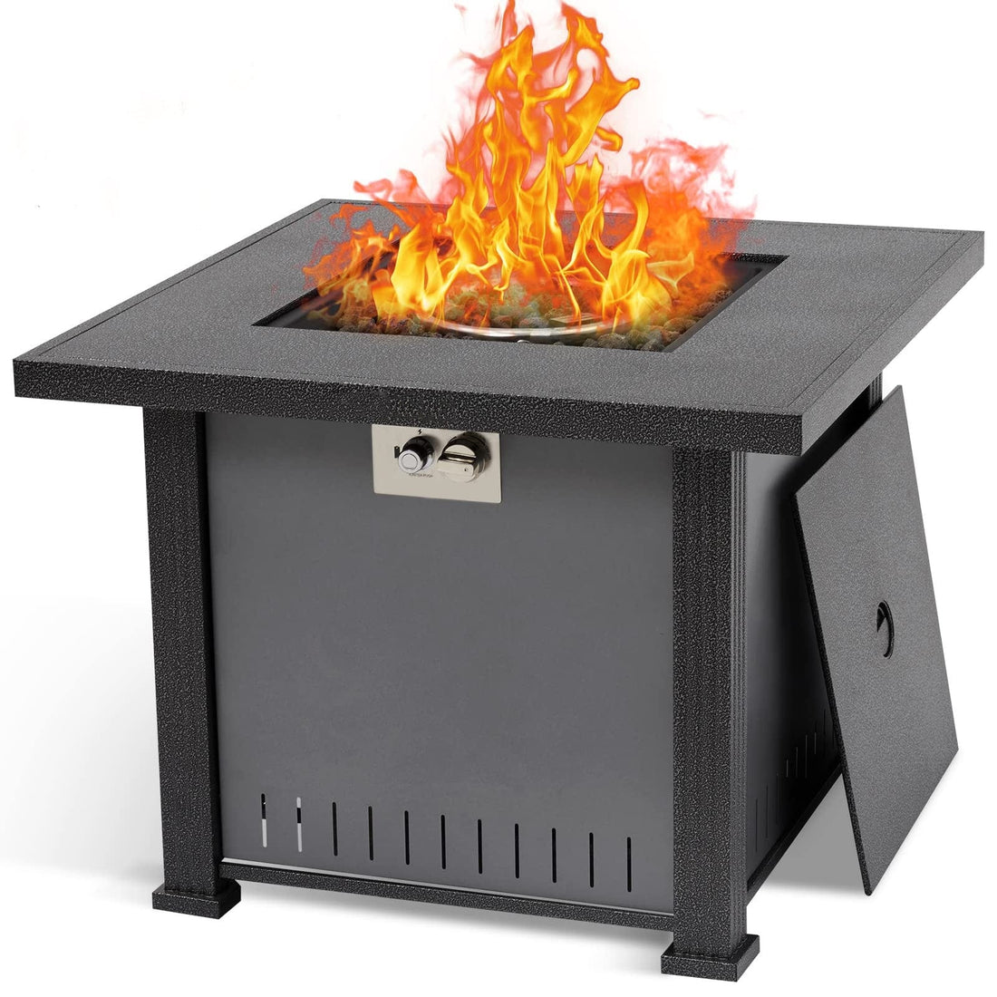 32 Inch Propane Fire Pit Table 50000BTU Rectangle Fire Table - GARVEE