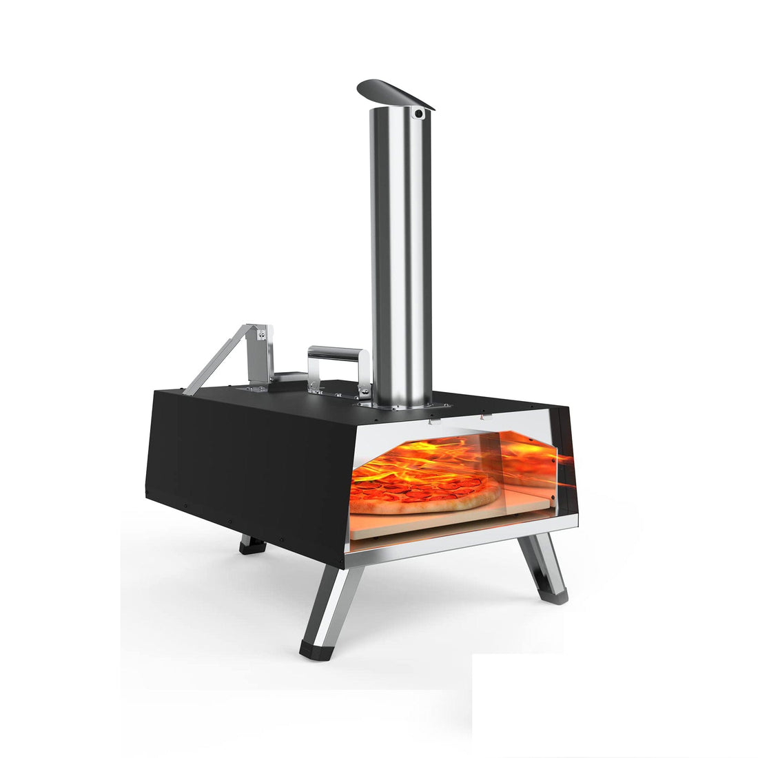 12inch Outdoor Pizza Oven Stainless Steel with Foldable Legs