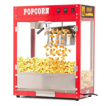 8OZ Kettle Popcorn Machine + 10 Buckets for Large Events - GARVEE