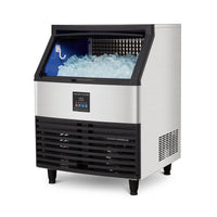 440lbs/24H Stainless Steel Ice Machine, Commercial Under Counter, LCD