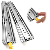 GARVEE Heavy Duty Drawer Slides 26 Inch 500 Lbs Load Capacity Drawer Slides 3-Fold Full Extension