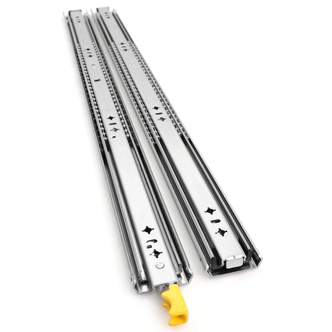 Heavy Duty Drawer Slides 250 Lbs Load Capacity Drawer Slides 3-Fold Full Extension Single lock