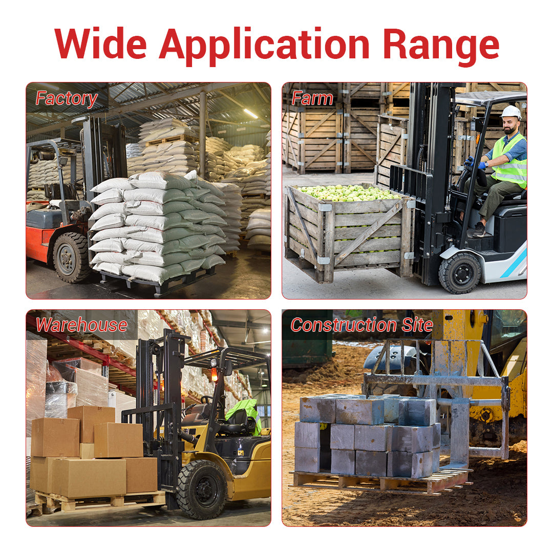 Garvee 5.5" Width Pallet Fork Extension, 4600 LBS Max Heavy Duty Steel Pallet Extensions for Forklift Truck - Yellow / 72x5.5 inch