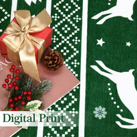 Garvee Washable Rug 9x12 Area Rug for Bedroom Modern Christmas Rug Deer Tree Snowflake Rugs for Living Room Non Slip Carpet Soft Stain Resistant Large Area Rug for Dining Room Nursery